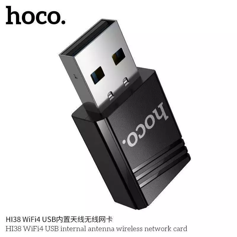 USB Wifi Hoco Hi38: USB Wifi Hoco HI38 | Băng tần 2.4G | Tốc độ 150Mbps | Bộ thu wifi máy tính | USB wifi cho PC | USB wifi laptop | Cục bắt wifi mini | Phụ kiện mạng | Thiết bị thu sóng | Hoco chính hãng | Giá rẻ Hóc Môn | Mua ngay | Vi Tính Hóc Môn