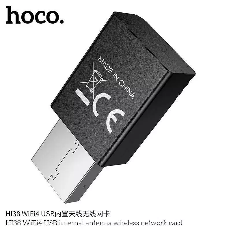 USB Wifi Hoco Hi38: USB Wifi Hoco HI38 | Băng tần 2.4G | Tốc độ 150Mbps | Bộ thu wifi máy tính | USB wifi cho PC | USB wifi laptop | Cục bắt wifi mini | Phụ kiện mạng | Thiết bị thu sóng | Hoco chính hãng | Giá rẻ Hóc Môn | Mua ngay | Vi Tính Hóc Môn